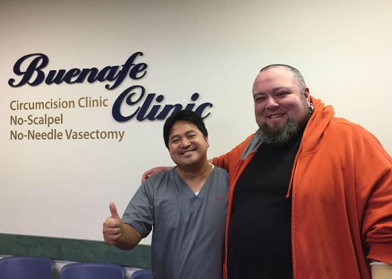 Dr Jay Buenafe patient testimonial for vasectomy